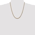 thumbnail image 4 of Auriga Fine Jewelry 10K Yellow Gold 3.5 mm Diamond-cut Rope Chain Necklace for Mens 22", 4 of 7