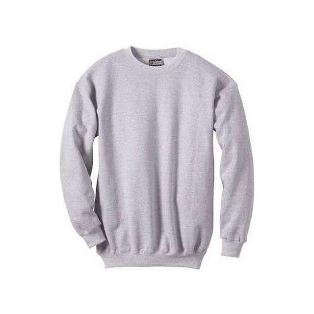 Hanes 10 oz ULTIMATE COTTON Fleece Crew Light Steel S