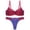 Red, variant on Levmjia Womens Lace Lingerie Set Underwire Bra and Matching Thong Panties With Adjustable Straps Breathable Mesh Romantic Date Night Daily Special Trendy Solid Color