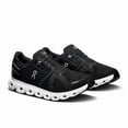 thumbnail image 2 of On Men's Cloud 6 Black White Running Shoes, 2 of 6