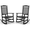 Black, variant on fazzn Square Coffee Table, 2-Tier Center Table with Storage, Tapered Legs, Curved Transitions, 16.46 Dia. x 16.46 H Inches, Easy Assembly, for Living Room,lawn, and balcony. Black