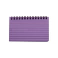thumbnail image 2 of Clearance Sale 3"x5" Spiral Bound Index Card Pad - 50 Sheets, Ruled Thick Paper, Multicolor, Portable with Plastic Backing, 2 of 9