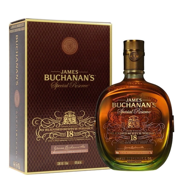 Whisky Buchanans Blend 18 Años Reserva Especial Paquete de 3 750 ml