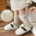 thumbnail image 3 of Women's Cute Crew Socks, Casual Athletic Bowknot Cherry Calf Novelty Socks, 3 of 13