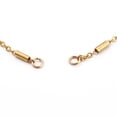 thumbnail image 2 of 25pc 304 Stainless Steel Cable Chains Bracelets Making with Lobster Claw Clasps and Jump Rings Golden 6-1/4 inch(15.8cm), 2 of 5