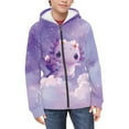 thumbnail image 2 of DISNIMO Galaxy Axolotl Hoodies for Girls Zipper Hoodie Purple Hoodie Kids 6/7 Hoodie Sweatshirts for Girls Sweatshirt Zip Up Jacket Boys Graphic Jackets for Girls Trendy Little Girl Kid Clothes, 2 of 7