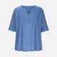 thumbnail image 5 of Blusas para mujer,Blusa de lentejuelas para mujer, manga corta, cuello en V, poliéster, corte holgado, informal, sopatenor, 5 of 9