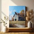 thumbnail image 6 of Rustic Barn Canvas Print Wall Art for Living Room Bedroom Kitchen Office Farmhouse, 6 of 8