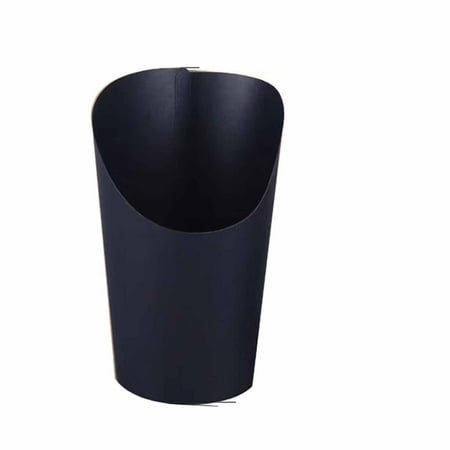Thickened Kraft Paper Disposable Fast Food Takeout Cups For Fries Noodles Ice Cream & Egg Serving Multiple Size Options 11.5*5.5*7.5Cm/11.8*6*8.3Cm/13*6*8.5Cm Suitable For