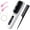 White, variant on Mifanstech Cordless Hair Straightener Brush, Portable Thermal Comb Straightener, Ionic Hair Straightener Comb with LED Display, Women's 3-in-1 Ceramic Hot Comb,Black