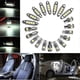 thumbnail image 2 of 20pcs Car Led Bulbs Interior Kit Dome Trunk Door Plate Light Super Canbus Error Free Interior Lamp, 2 of 5
