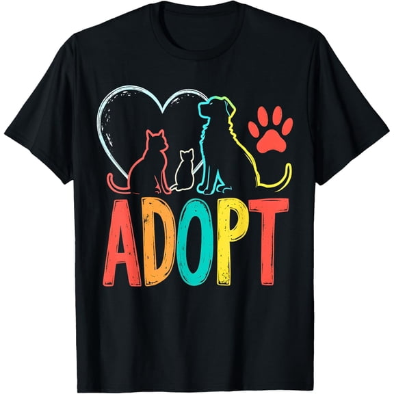 Exquisite and comfortable-Adopt Animal Rescue T-Shirt