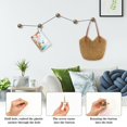 thumbnail image 6 of Yayeee 4 Pack Cabinet Knobs with Screws Round Zinc Drawer Pulls for Kitchen, White Floral Garden, 6 of 9