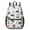 Tractor and Wheelbarrows, variant on Tractor and Plows White Pattern 17" School Backpacks for Teens,Waterproof Oxford Fabric,S-Shape Padded Straps for School,Travel,Hiking,Camping