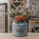 thumbnail image 2 of Jarra de Metal Shabby Chic, jarrón, jarra, soporte de flores para decoración del hogar, 2 of 5