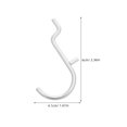 thumbnail image 2 of ADDHAT 30Ud Pesados De Metal Plata Para Pegboard Ideal Para Almacenaje De Y Herramientas, 2 of 8