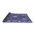 thumbnail image 2 of Ahgly Company Indoor Rectangle Abstract Blue Modern Area Rugs, 2' x 3', 2 of 4