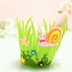 thumbnail image 1 of Cesta de Pascua Tela no tejida Diseño de pollito Cubo de caramelo portátil para niños Búsqueda de huevos de Pascua Porta regalos Contenedor de almacenamiento plegable 9x14cm amarillo, 1 of 2