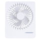 thumbnail image 1 of Mini ventilador USB portátil, práctico y pequeño, silencioso, con batería para el hogar, la oficina y el dormitorio (cuadrado blanco)., 1 of 7