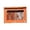 Orange, variant on Set of 2 Pencil Pouches with Zipper for 3 Ring Black Zippered Pencil Bags Craft Stationery Storage