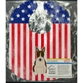 thumbnail image 2 of Patriotic USA Bull Terrier Dark Brindle Baby Bib, 2 of 3
