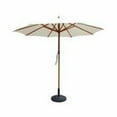 thumbnail image 1 of Jeco UBP91-UBF2 9 Ft. Wood Market Umbrella - Tan, 1 of 1