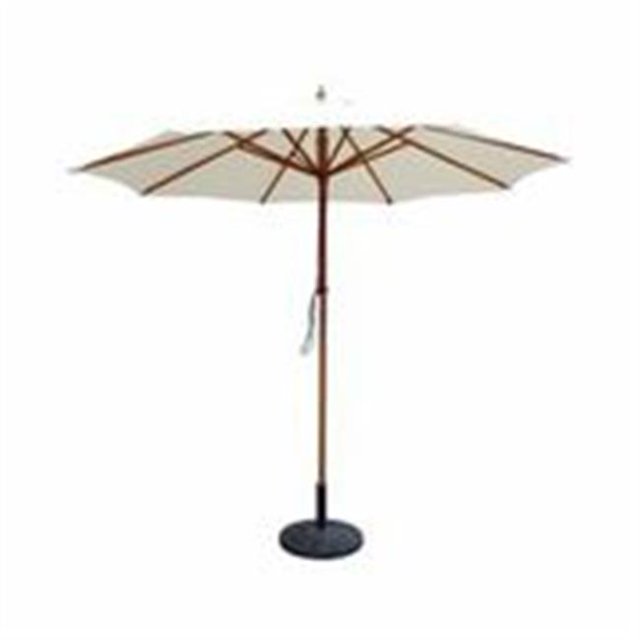 Jeco UBP91-UBF2 Parasol de Marché en Bois de 9 Pi - Beige
