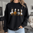 thumbnail image 2 of Halloween Shirt, Spooky Goose Costume Sweatshirt, Witch Pumpkin Vampire Duck Hoodie, Cute Fall T-Shirt, Halloween Gift for Goose Lovers, 2 of 9