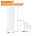 thumbnail image 2 of 2Pcs UHMW Sheet Ultra High Molecular Weight Polyethylene Sheet, 1/2" Thick Hard HDPE Plastic Board 12" x 6" White, 2 of 7