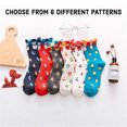 thumbnail image 2 of Cute Holiday Pattern Socks (Adult Medium - Women's Shoe Sizes 5-10), 2 of 8