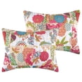 thumbnail image 5 of Greenland Home Fashions Jewel 100% Cotton Kantha-Quilted Pillow Sham, White, Standard, 5 of 7