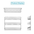 thumbnail image 7 of Spice Rack, Bextsrack Wall Mount Spice Storage Rack Hoom Decor Hanging Shelf for Kitchen Cabinet, Silver, 7 of 7