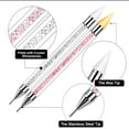 thumbnail image 3 of Vikerer 2 Pack Rhinestone Picker, Diamond Art Painting Dotting Pen Dual-end Rhinestones Pickup Tool for Nail Gems Flatback Swarovski Crystal Nail Art DIY Decoration Tool with 4 Extra Tips, 3 of 3
