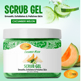 thumbnail image 2 of SPA REDI – Exfoliating Scrub Pumice Gel, Cucumber Melon, 16 oz - Manicure, Pedicure and Body Exfoliator Infused with Hyaluronic Acid, Amino Acids, Panthenol and Comfrey Extract, 2 of 6