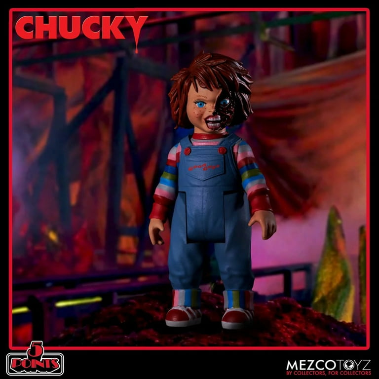 Mezco Toyz Child's Play Chucky Deluxe Action Figure Set - Walmart.com