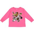 thumbnail image 3 of Inktastic Buchanan Tartan Lion Boys or Girls Long Sleeve Toddler T-Shirt, 3 of 5