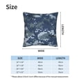 thumbnail image 4 of Navy Blue Digital Camouflage Throw Pillow Covers Pack of 2 Soft Decorative Square Cushion Covers for Couch Sofa Bed Livingroom Car 16"x16", 4 of 7