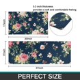 thumbnail image 7 of Pioneer Flower Floral Print Pattern Kitchen Rugs Sets Of 2,Anti Fatigue Kitchen Mat Rugs Non Slip Washable,Decorative Kitchen Floor Mats for Kitchen,Sink,Laundry,17"x30"+17"x47", 7 of 7