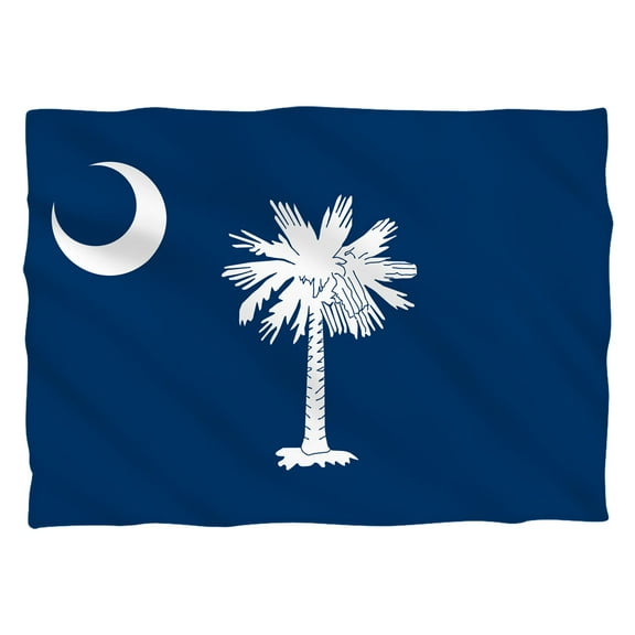 South Carolina Flag (Front Back Print) Pillow Case