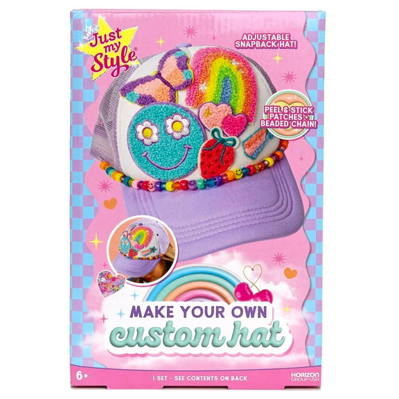 Just My Style Make Your Own Custom Hat, Girls, Ages 6 