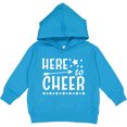thumbnail image 2 of Inktastic Here to Cheer Cheerleading with Arrow and Stars Toddler Hoodie, 2 of 4