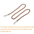 thumbnail image 3 of Uxcell Purse Chain Strap, 47" Purse Strap Shoulder Bag Replacement Strap(Khaki/Silver), 3 of 6