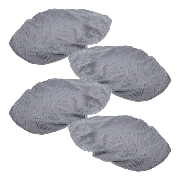 WHAMVOX 4pcs Elastic Rectangle Stool Covers Removable Chair Slipcover For Vanity Stool Dining Room Chair Stretch Slipcover Washable Cover