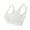 White, variant on Women Large Size Sports Underwear Bras Skeleton Full Coverage Bras Comfort Sports Tank for Sports Tank S-7XL