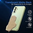 thumbnail image 4 of JETech Matte Case for Samsung Galaxy A14 4G/5G 6.6-Inch, Frosted Translucent Back Protective Slim Phone Cover, Anti-Fingerprints (Lime), 4 of 5