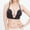 Black, variant on LSLJS Women's Bra Womens Low Back Bra Lifting Deep U Shaped Backless Bra With Convertible Clear Straps