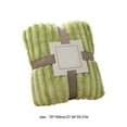 thumbnail image 7 of Xuniizn Blankets, Flannel Throw Blanket for Couch, Thicken Fleece Blanket, Solid Color Microfiber Sherpa Blanket, Machine Washable Super Soft Blanket for Bed, Camping, Pool, Outdoor, 28x39", Green, 7 of 7