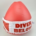 thumbnail image 2 of Amdohai PVC Diver Below Inflatable Signal Floater with Dive Flag Outdoor Diving Red Color Dive Buoy Surface Marker, 2 of 7