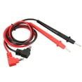 thumbnail image 1 of Unique Bargains 2pcs 25.6'' Test Leads Probe for Digital Multimeters 1000V 10A 4mm Banana Plug, 1 of 5