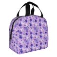 thumbnail image 2 of Honeii Violet Print Lunch Bag Women, Lunch Box Lunch Bag for Women Adult Men, Small Leakproof Cute Lunch Tote Large Capacity Reusable, 2 of 8